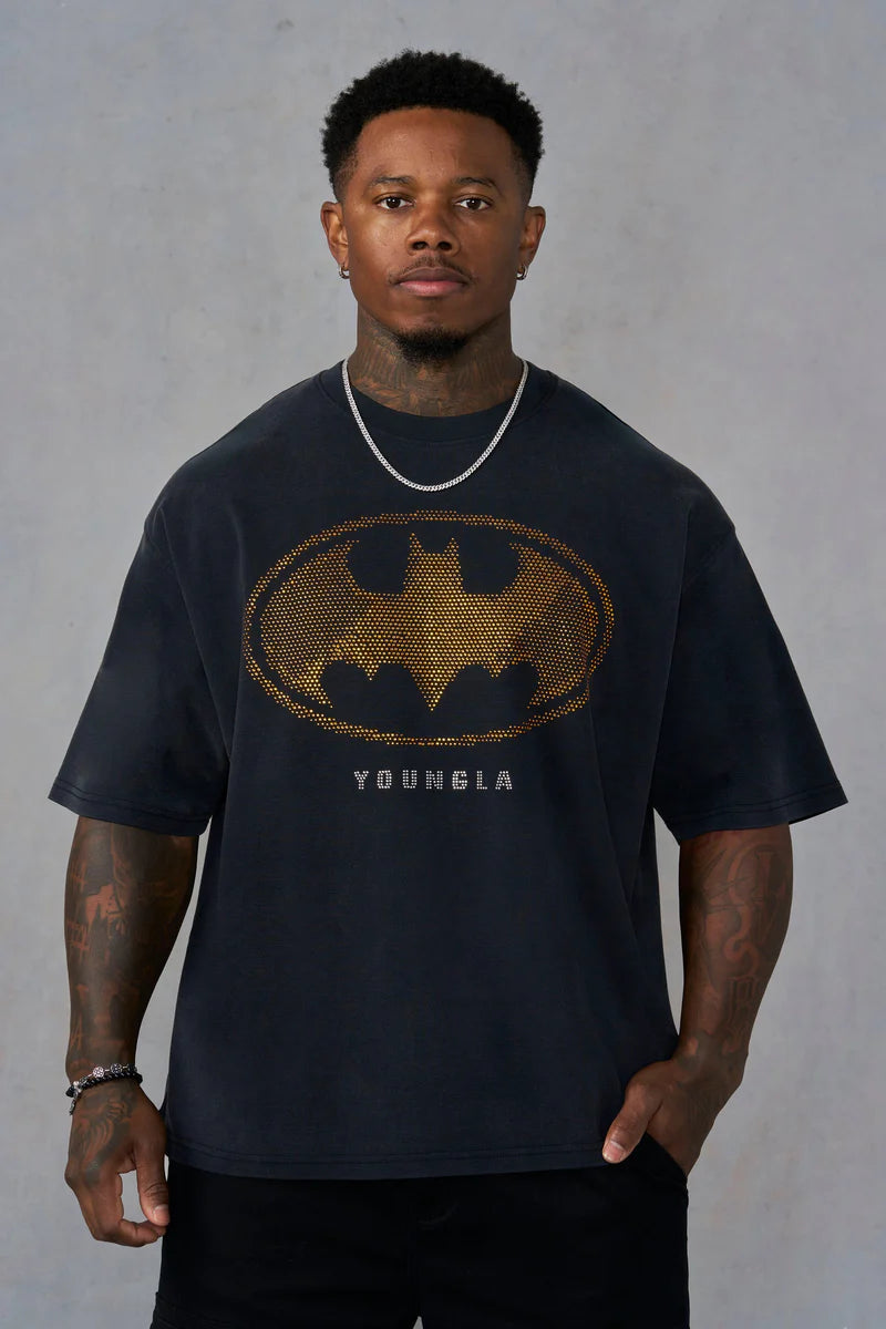YoungLA - Batman Rhinestone Tees