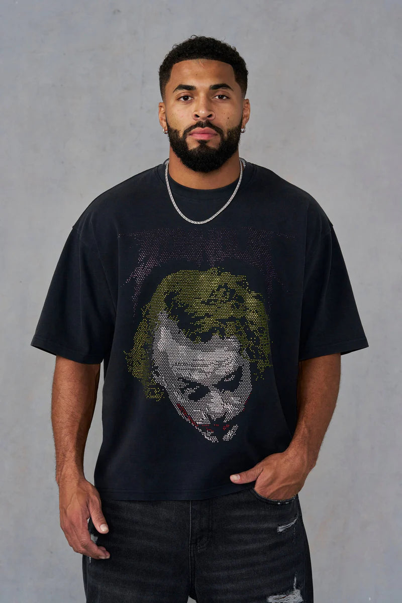 YoungLA - Batman Rhinestone Tees