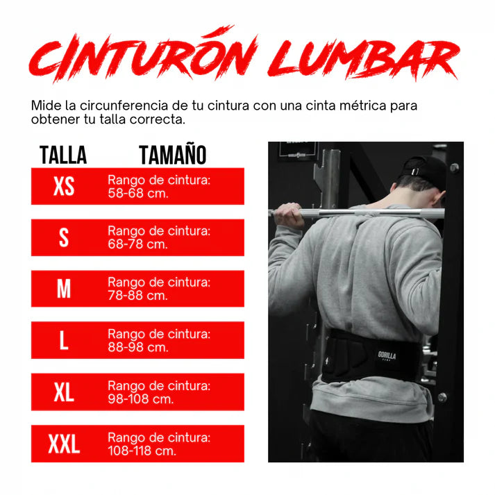 Gorilla Pump - Cinturón Lumbar