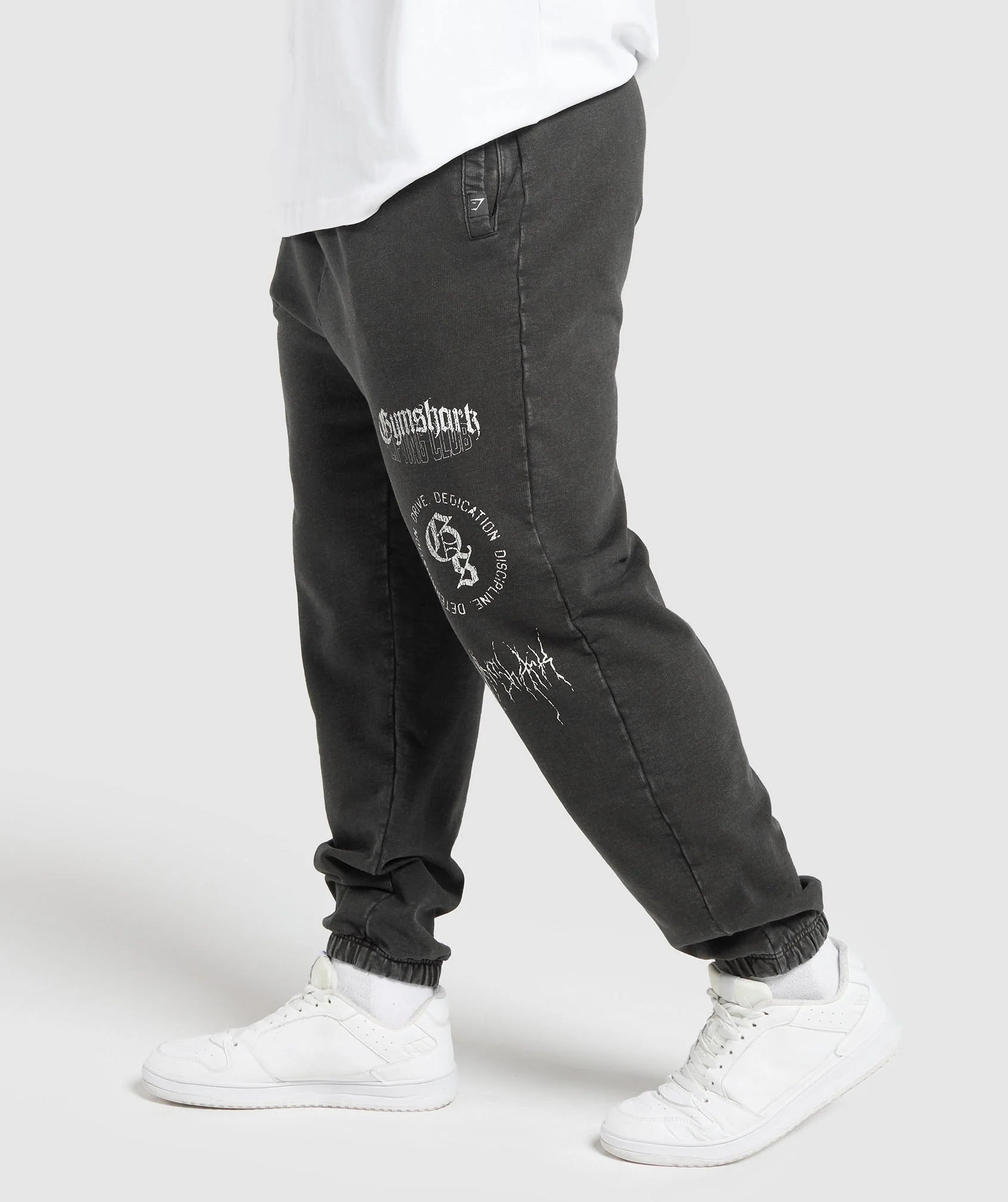 Gymshark - Distressed Graphic Joggers