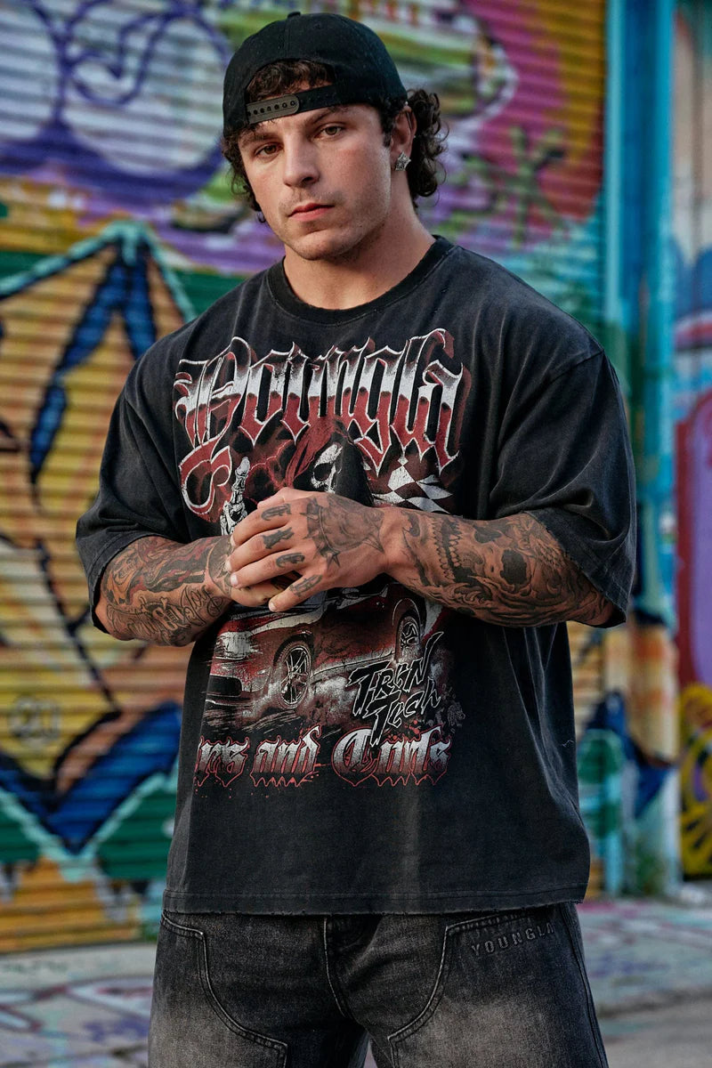 YoungLA - Cars & Curls - Tees